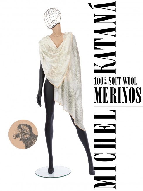 Палантин Унисекс Tq.W40_24DMW-7.1/CREAM